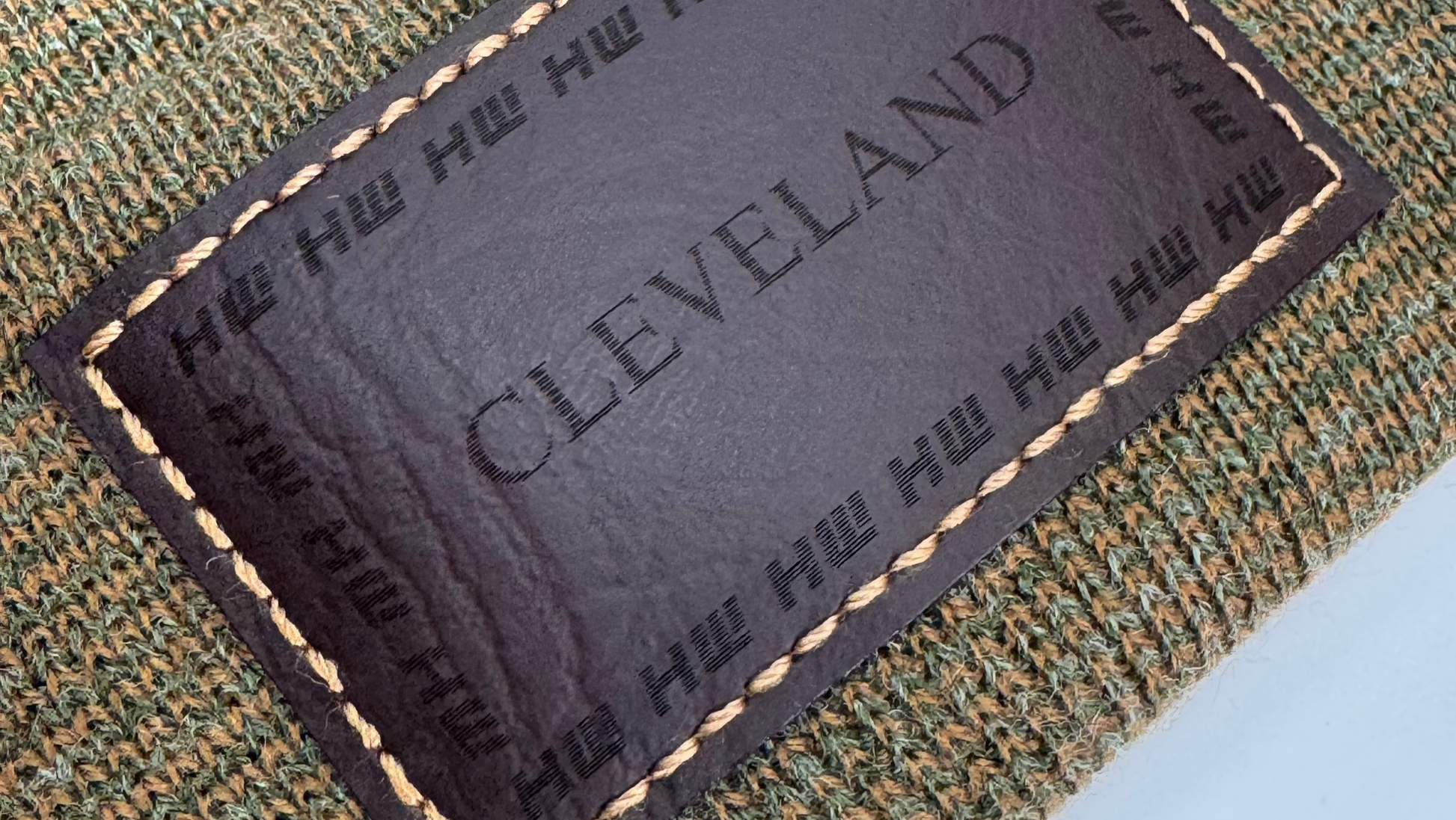 Haakwear Cleveland Theta Stitch Cuffed Beanie - Made in USA Hats (Limited Edition) - Brown / Green Fusion HAAKWEAR