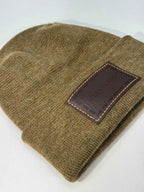 Haakwear Cleveland H Stitch Cuffed Beanie - Made in USA Hats (Limited Edition) - Brown / Green Fusion.