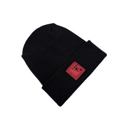 Haakwear Exclusive Love-Inspired Theta-Stitch Beanie – Limited Edition  Black Hat with Love Monkey - HAAKWEAR