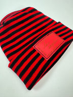 Haakwear Los Angeles Beanie - Made in USA Hats (Limited Edition) - Black / Red RoRo.