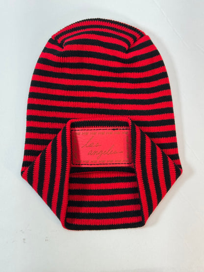 Haakwear Los Angeles Beanie - Made in USA Hats (Limited Edition) - Black / Red RoRo HAAKWEAR
