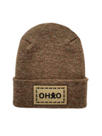Haakwear H-Stitch Beanie Ohio, The Brown's Cookie Edition - Exclusive Christmas Hat Collection Burgundy / Green.