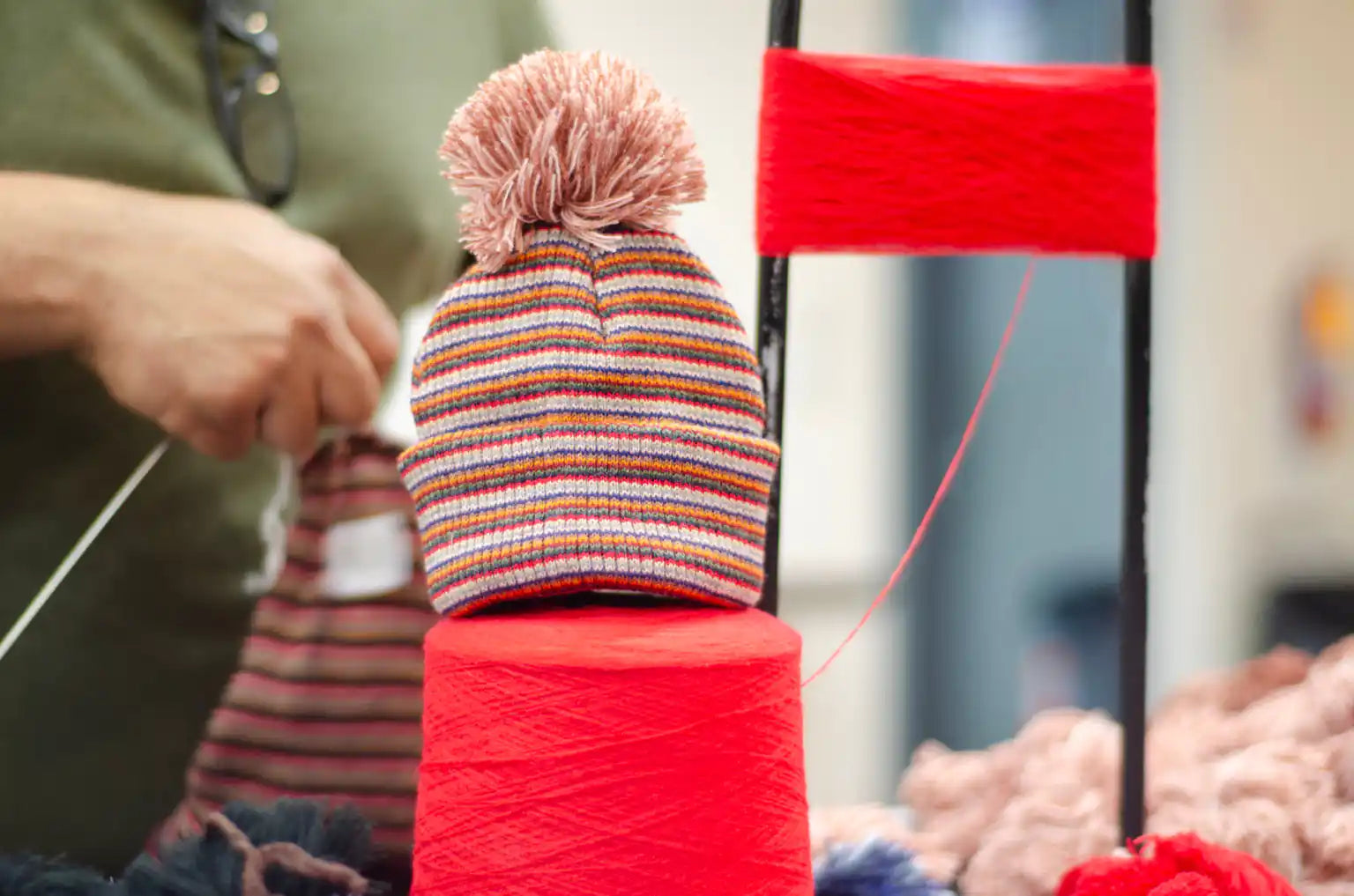 Made in USA knit beanies and winter hats by Haakwear