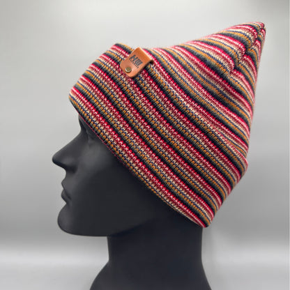 Haakwear Traditional Stitch Beanie, Multi Color Knit Winter Hat, Made in USA - HAAKWEAR USA - Made in USA Beanies