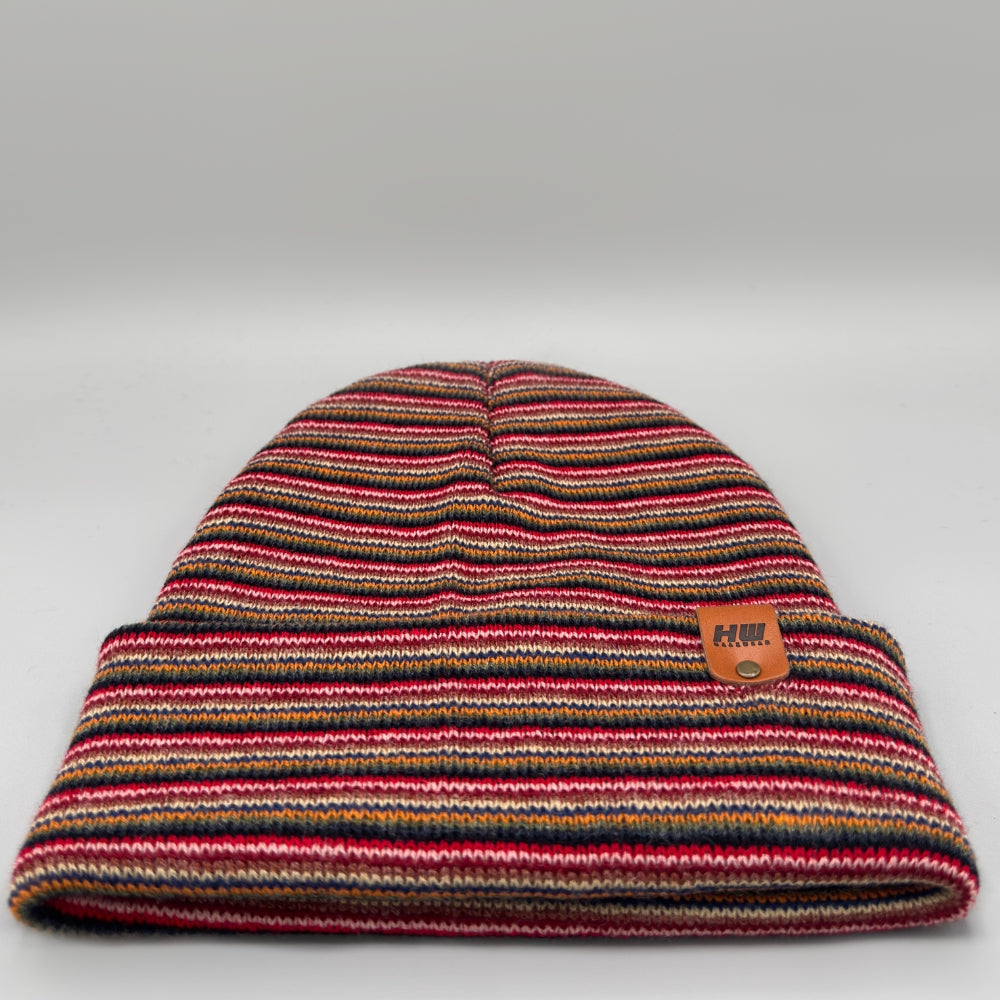 Traditional Beanie - Multi Color Knit Winter Hat- Made in USA