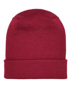 NEW HAAKWEAR H-Stitch Cuffed Beanie - Designed and Made in USA (Patented Design) - Burnt Maroon.