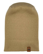 NEW HAAKWEAR H-Stitch Cuffed Beanie - Designed and Made in USA (Patented Design) - Dune Beige.