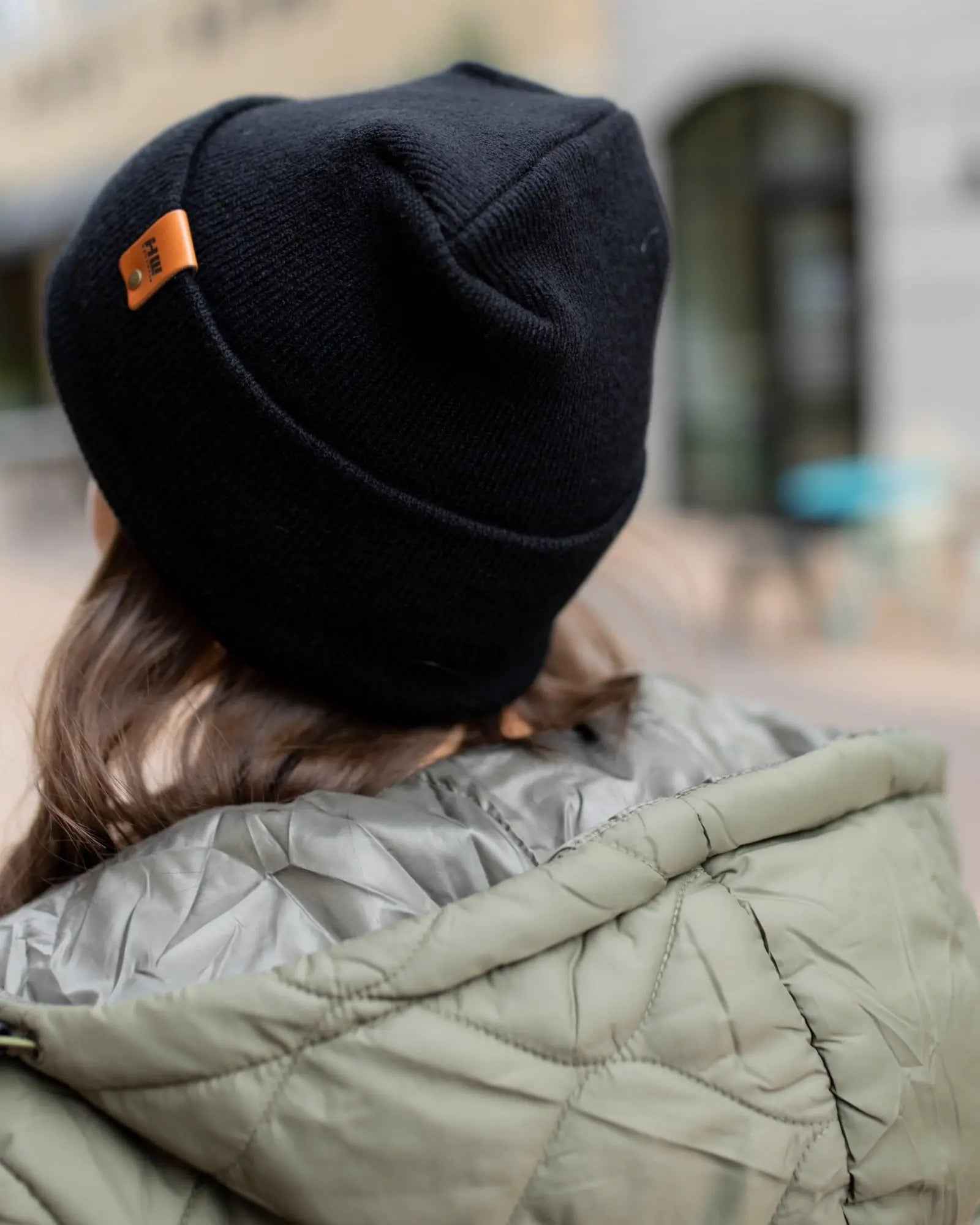 NEW HAAKWEAR H-Stitch Cuffed Beanie - Designed and Made in USA (Patented Design) - Midnight Black.