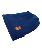 NEW HAAKWEAR H-Stitch Cuffed Beanie - Designed and Made in USA (Patented Design) -  Sapphire Blue.
