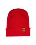 NEW HAAKWEAR H-Stitch Cuffed Beanie - Designed and Made in USA (Patented Design) - Scarlet Red - HAAKWEAR USA
