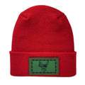 Haakwear Exclusive Christmas Reindeer H-Stitch Beanie - Limited Edition, Christmas Hat Collection, RED - HAAKWEAR USA