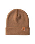 HAAKWEAR Camel Brown Beanie - Classic Knit Cuffed Hat Made in USA - HAAKWEAR USA