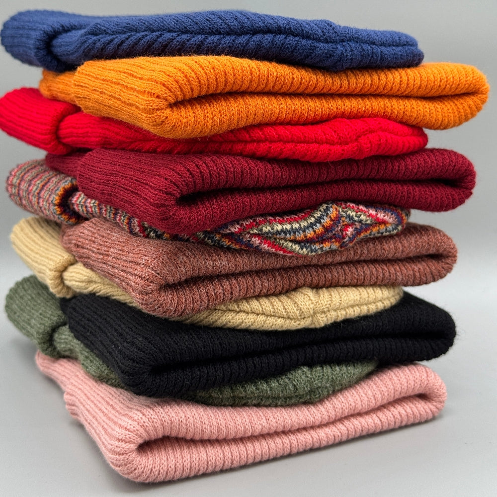 Haakwear Traditional Kids Knit Beanie. Soft, Warm & Made in USA - HAAKWEAR USA - Made in USA Beanies