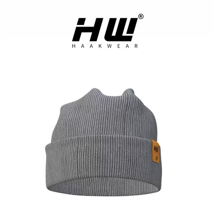 HAAKWEAR Knit Cuffed Classic Beanie / Hat - Camel Brown, Made in USA